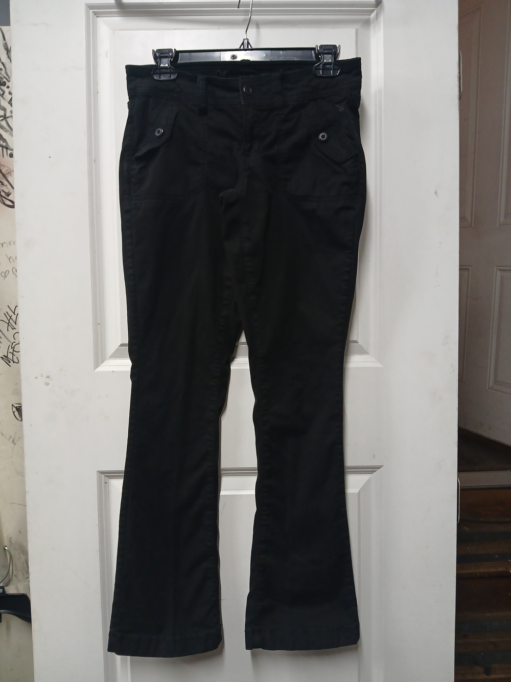 American Eagle Outfitters Black Flare Jeans